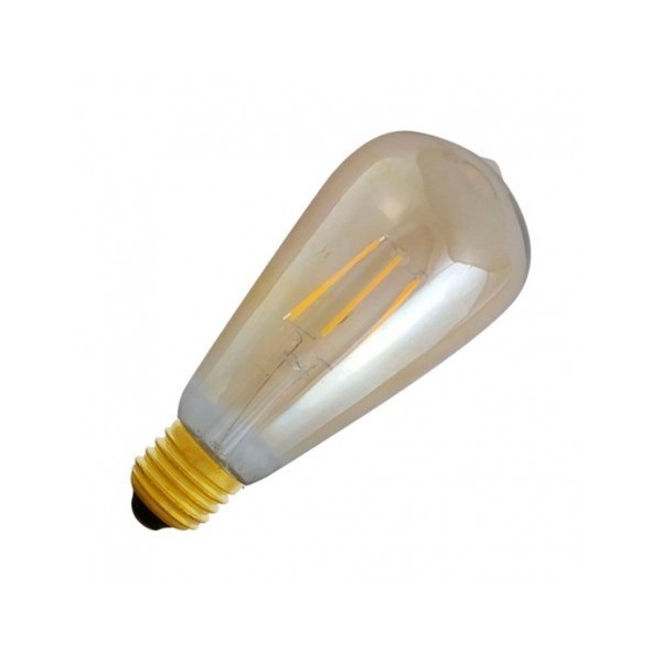 Ampoule LED E27 8W 2700°K - ST64 - Golden - Vision-EL