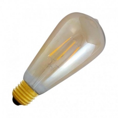 Ampoule LED E27 8W 2700°K - ST64 - Golden - Vision-EL