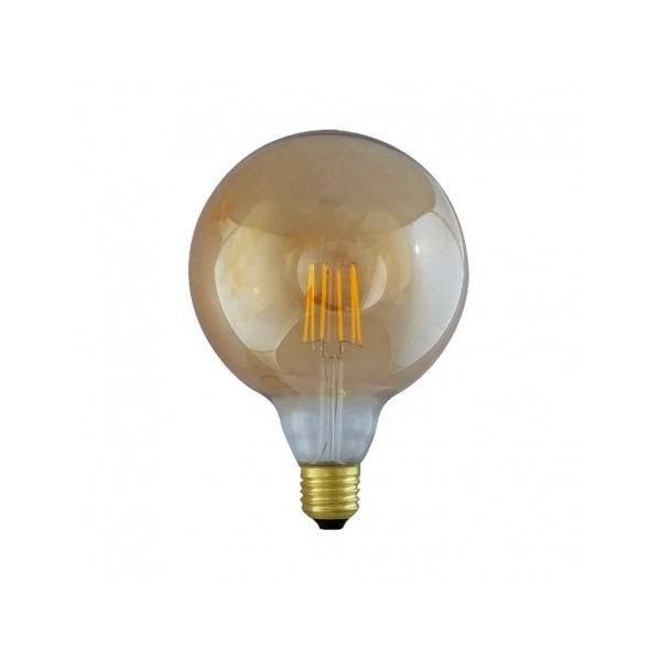 Ampoule LED E27 8W 2700°K - G125 - Golden - Dimmable - Vision-EL