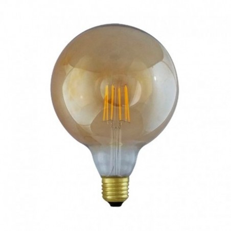 Ampoule LED E27 8W 2700°K - G125 - Golden - Dimmable - Vision-EL