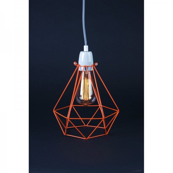 Lampe Diamond 1 Orange FilamentStyle Luminaire Discount