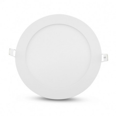 Encastré LED rond - Ø170  - 12W - 3000°K - alu blanc - Vision El