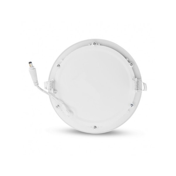 Encastré LED rond - Ø170  - 12W - 3000°K - alu blanc - Vision El