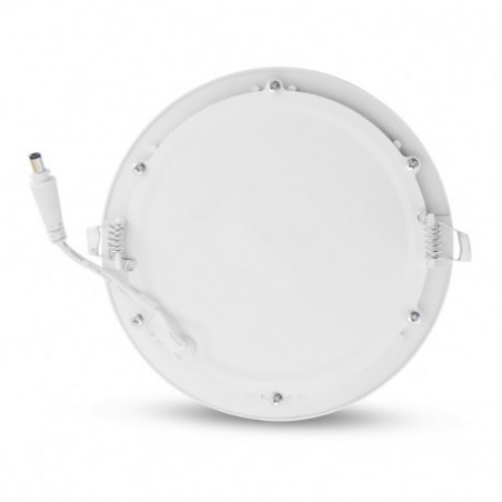 Encastré LED rond - Ø170  - 12W - 3000°K - alu blanc - Vision El