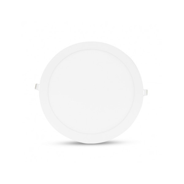 Encastré LED rond - Ø225  - 18W - 4000°K - alu blanc - Vision El