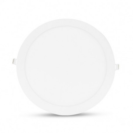 Encastré LED rond - Ø225  - 18W - 4000°K - alu blanc - Vision El