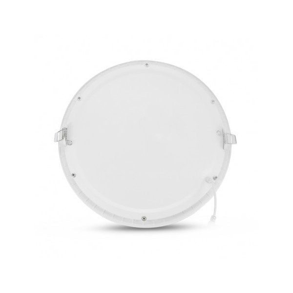 Encastré LED rond - Ø225  - 18W - 4000°K - alu blanc - Vision El