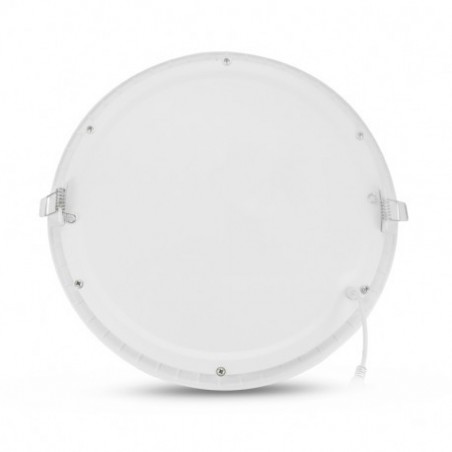 Encastré LED rond - Ø225  - 18W - 4000°K - alu blanc - Vision El