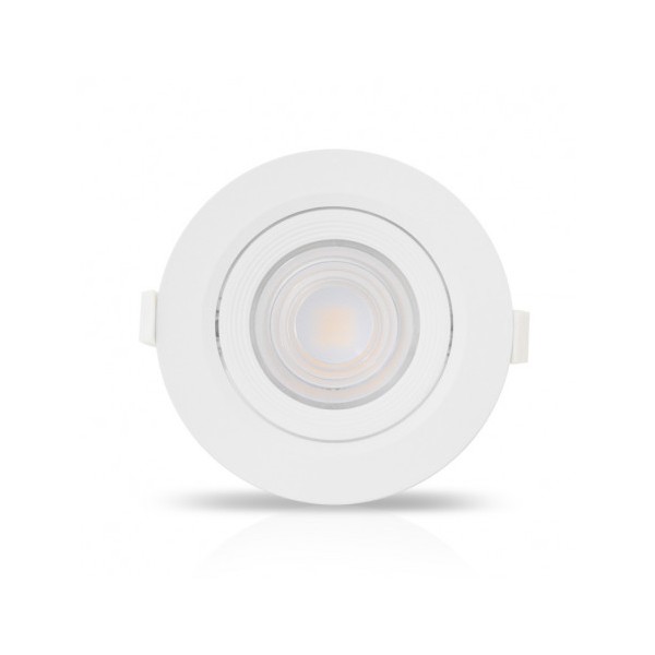 Spot LED encastrable 10W - 3000K - orientable - blanc - Vision-el