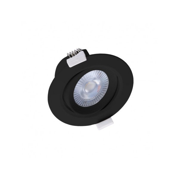 Spot LED SMD encastrable 10W - 3000K - orientable - noir - Vision-el