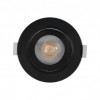 Spot LED SMD encastrable 10W - 3000K - orientable - noir - Vision-el