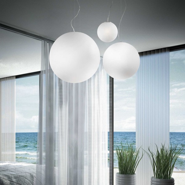 Suspension -Mapa bianco sp1 d40- IDEAL LUX