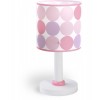 Lampe de chevet COLORS - Rose - H: 30, Ø: 15 - PVC - Dalber