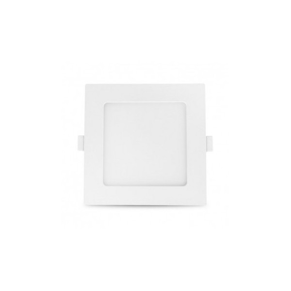 Plafonnier LED PC Blanc 147x147mm 10W 4000K - Vision-el