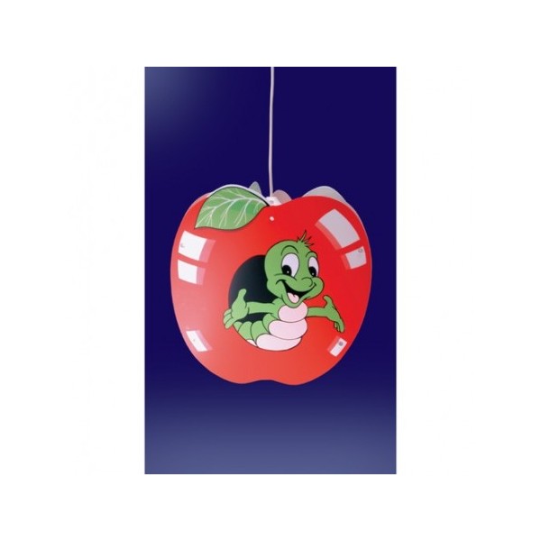 Suspension enfant POMME Rouge - Ø31cm- PVC - Lineazero