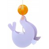 Suspension enfant OTARIE - lilas - ballon orange - priplak - RM Coudert