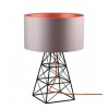 Lampe de table Pylon - gris et orange - Filament Style