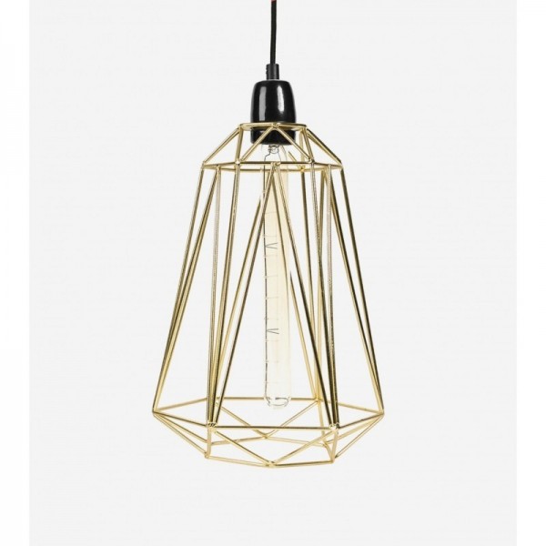 Lampe DIAMOND 5 - gold - Filamentstyle