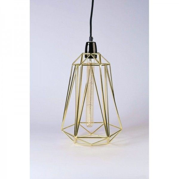 Lampe DIAMOND 5 - gold - Filamentstyle