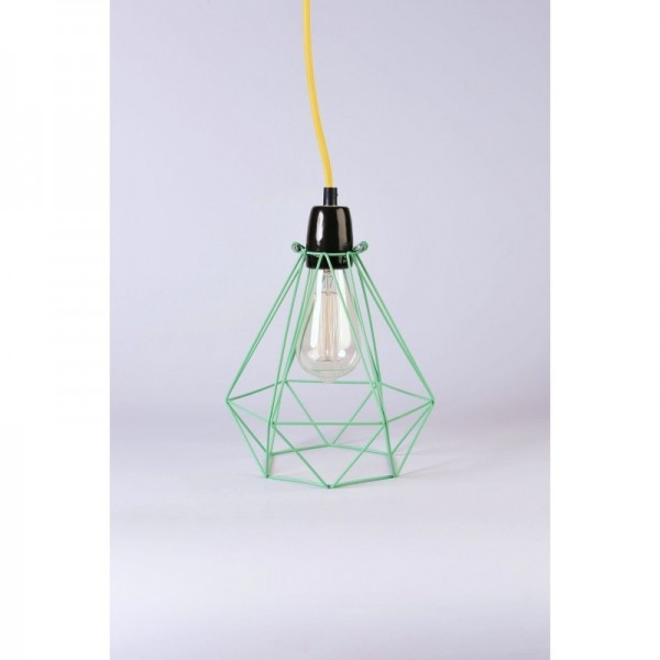 Lampe DIAMOND 1 - Mint Blue - filamentstyle