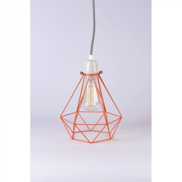 Lampe DIAMOND 1 - Orange - Filamentstyle