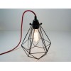 Lampe de table - DIAMOND 1 - noir - Filament Style