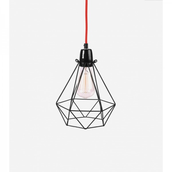 Lampe de table - DIAMOND 1 - noir - Filament Style