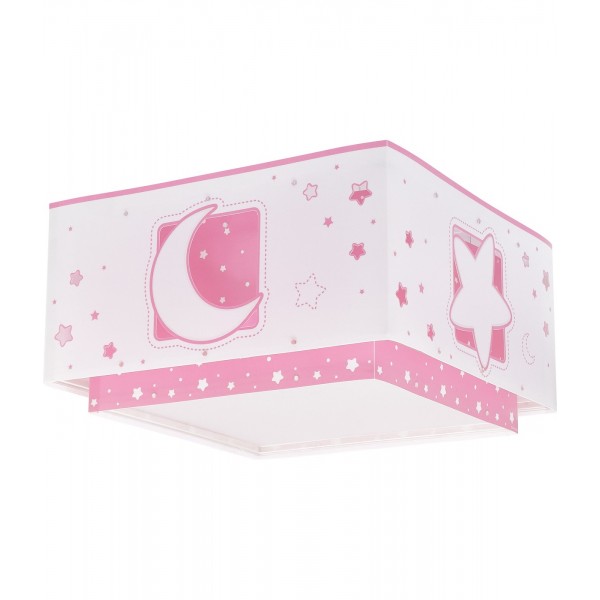 Plafonnier Moonlight - Enfant - Rose - Dalber